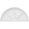 Ekena Millwork Half Round 3 Spoke Architectural Grade PVC Pediment, 38"W x 19"H x 2"P PEDPS038X190HRO03 - alternate 5